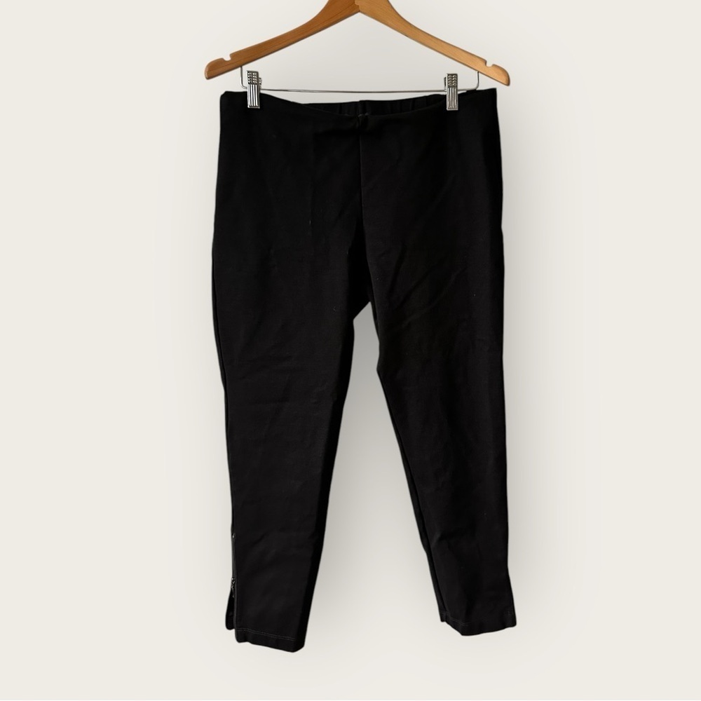 Eileen Fisher Cropped Ankle Zip Pants